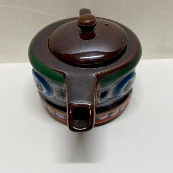 Vintage Native American Creamer Stackable Totem Mask Victoria Ceramics Japan EUC - Picture 15 of 15